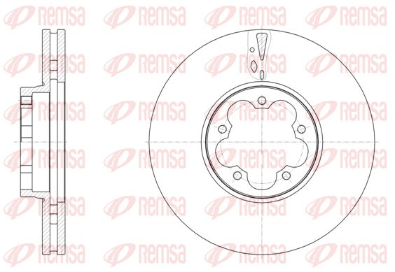 REMSA Bremžu diski 61568.10