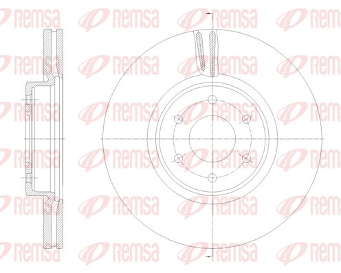 REMSA Bremžu diski 62136.10