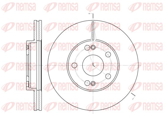 REMSA Bremžu diski 6227.11