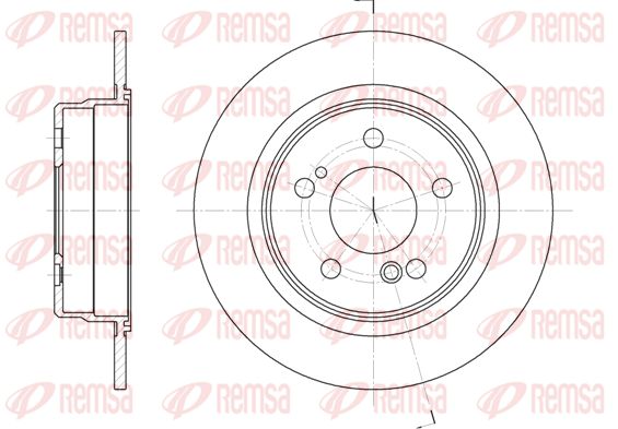 REMSA Bremžu diski 6271.00