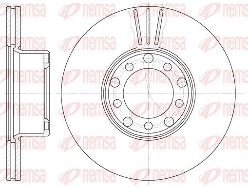 REMSA Bremžu diski 6274.10