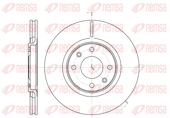 REMSA Bremžu diski 6306.10