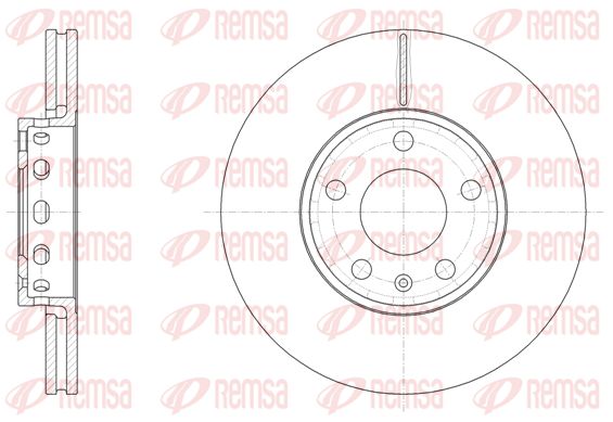 REMSA Bremžu diski 6328.10