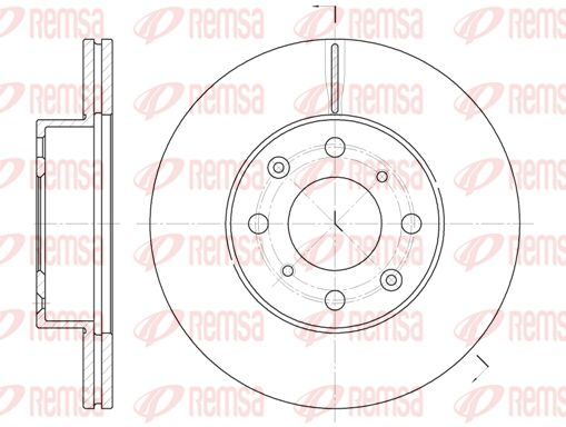 REMSA Bremžu diski 6366.10