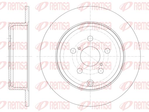 REMSA Тормозной диск 6700.00