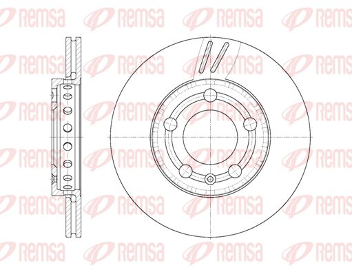 REMSA Bremžu diski 6709.10