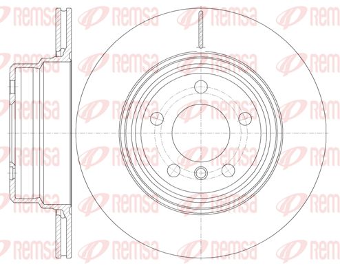 REMSA Тормозной диск 6755.10