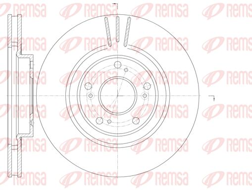 REMSA Bremžu diski 6763.10