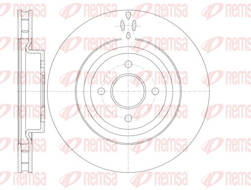 REMSA Bremžu diski 6771.10