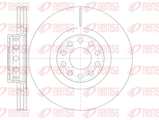 REMSA Bremžu diski 6781.10