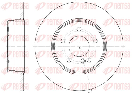 REMSA Тормозной диск 6801.00