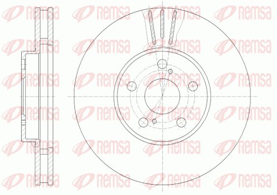 REMSA Bremžu diski 6819.10