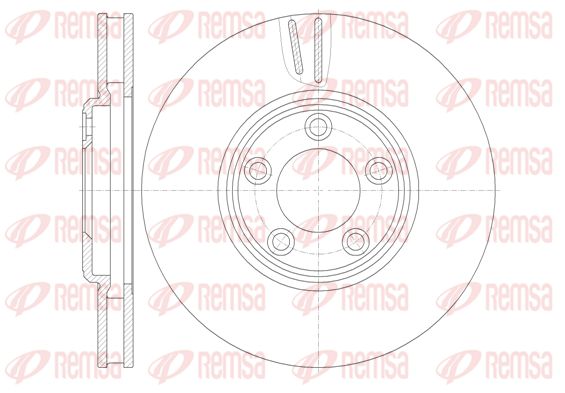 REMSA Bremžu diski 6836.10