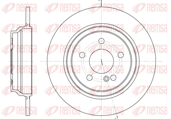 REMSA Тормозной диск 6864.00