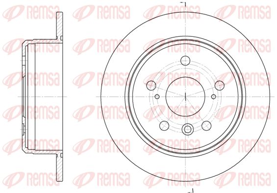 REMSA Тормозной диск 6904.00