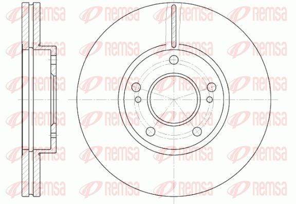 REMSA Тормозной диск 6937.10