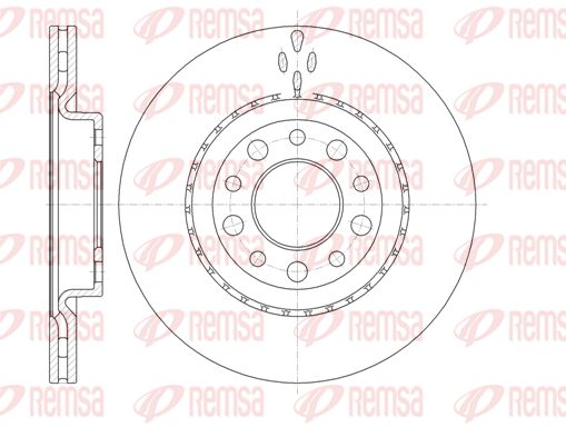 REMSA Bremžu diski 6966.10