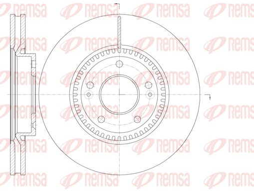 REMSA Тормозной диск 6988.10