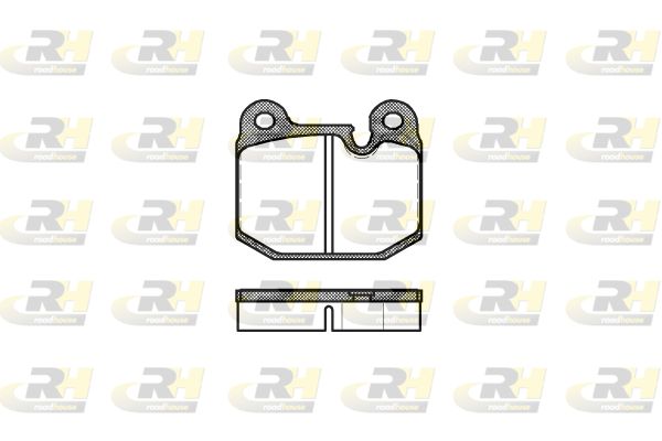 ROADHOUSE Комплект тормозных колодок, дисковый тормоз 2014.10