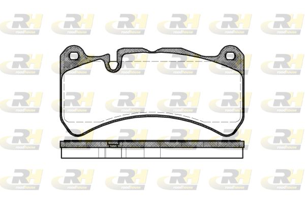 ROADHOUSE Комплект тормозных колодок, дисковый тормоз 21192.00