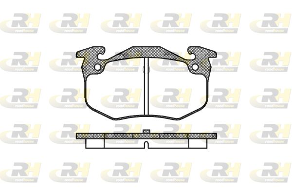 ROADHOUSE Комплект тормозных колодок, дисковый тормоз 2144.60