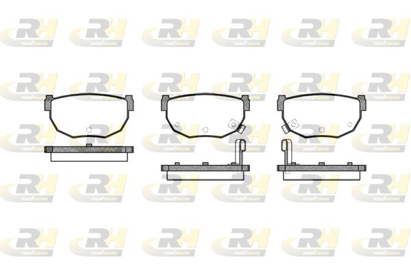 ROADHOUSE Комплект тормозных колодок, дисковый тормоз 2151.22