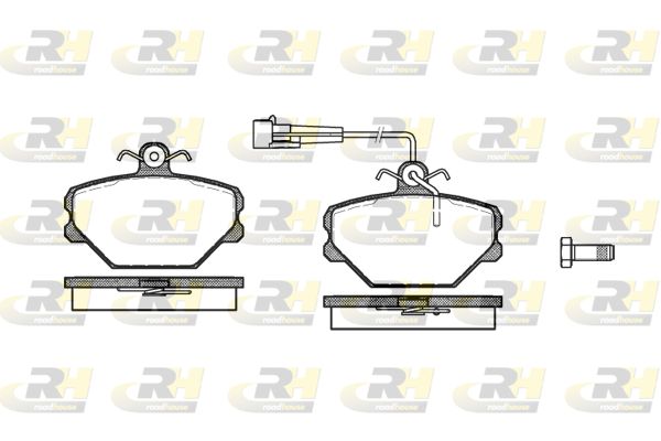 ROADHOUSE Комплект тормозных колодок, дисковый тормоз 2264.02