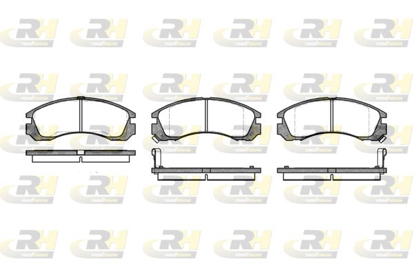 ROADHOUSE Комплект тормозных колодок, дисковый тормоз 2354.02