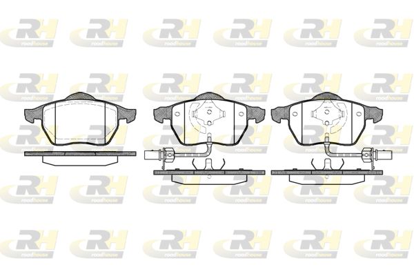 ROADHOUSE Комплект тормозных колодок, дисковый тормоз 2390.52