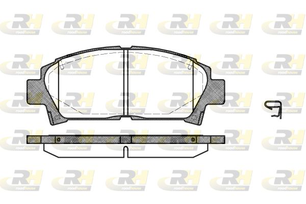 ROADHOUSE Комплект тормозных колодок, дисковый тормоз 2427.02