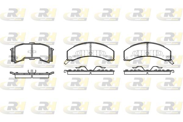 ROADHOUSE Комплект тормозных колодок, дисковый тормоз 2559.00