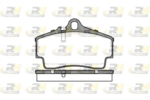 ROADHOUSE Комплект тормозных колодок, дисковый тормоз 2654.00