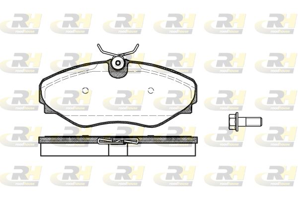 ROADHOUSE Комплект тормозных колодок, дисковый тормоз 2834.20