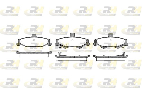 ROADHOUSE Комплект тормозных колодок, дисковый тормоз 2865.02