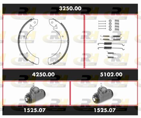 ROADHOUSE Bremžu komplekts, Trumuļu bremzes 3250.00
