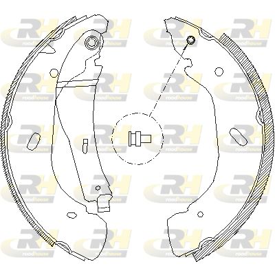 ROADHOUSE Тормозные колодки 4108.00