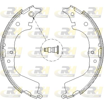 ROADHOUSE Тормозные колодки 4134.00