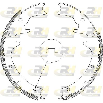 ROADHOUSE Комплект тормозных колодок 4423.00