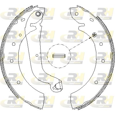 ROADHOUSE Комплект тормозных колодок 4514.01