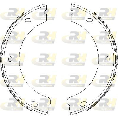 ROADHOUSE Барабанная тормозная колодка, стояночный тормоз 4652.00