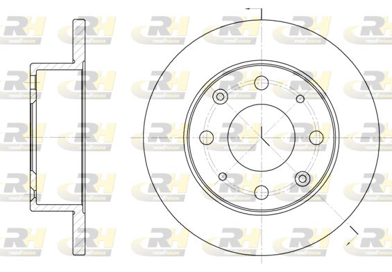 ROADHOUSE Тормозной диск 6015.00