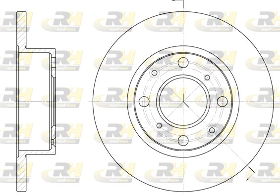 ROADHOUSE Тормозной диск 6041.00