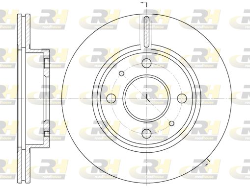 ROADHOUSE Тормозной диск 6105.10