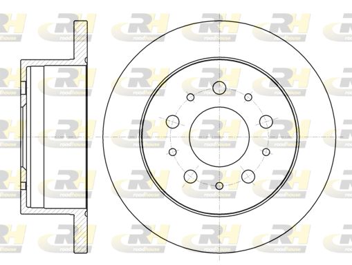 ROADHOUSE Тормозной диск 61055.00