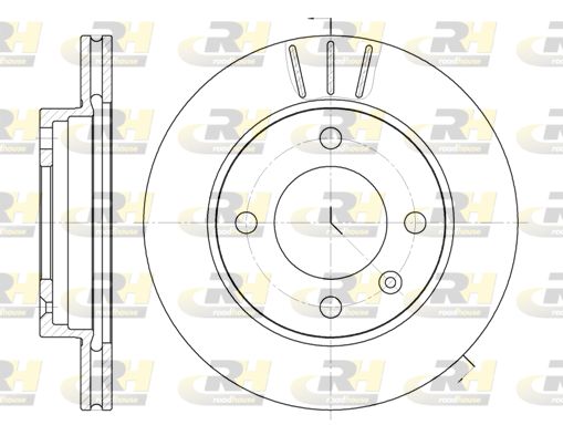 ROADHOUSE Тормозной диск 6106.10