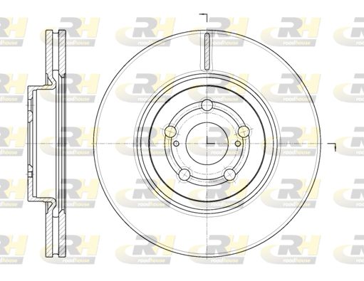 ROADHOUSE Тормозной диск 61092.10
