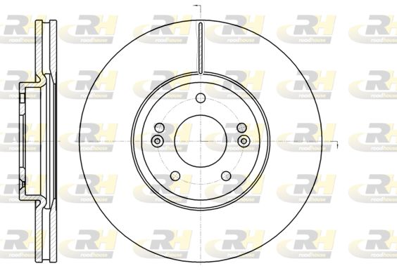 ROADHOUSE Тормозной диск 61102.10
