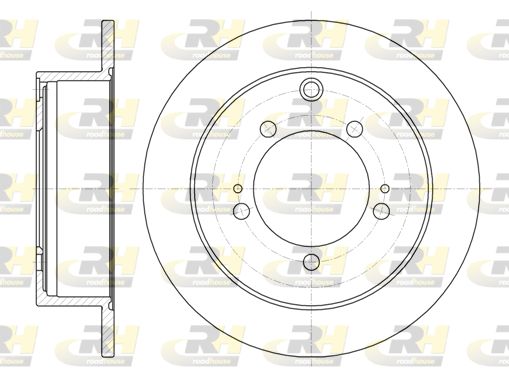 ROADHOUSE Тормозной диск 61230.00