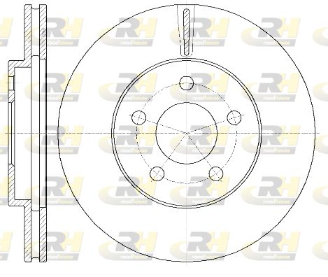 ROADHOUSE Тормозной диск 61369.10