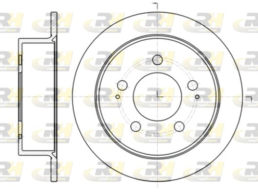 ROADHOUSE Тормозной диск 61414.00